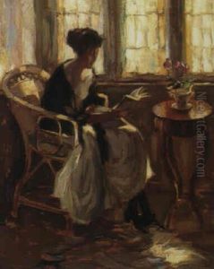 Lesende Frau by Wilhelm Hempfing
