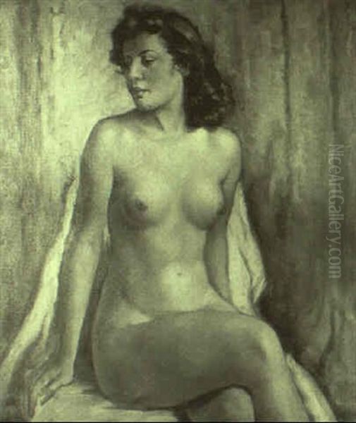 Sitzender Weiblicher Akt - view 1