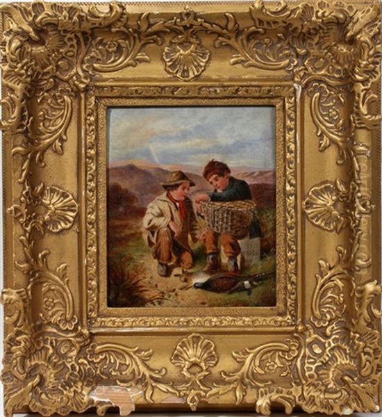 Children With Game Trophies - view 1
