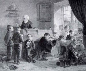 A Village School by William Hemsley
