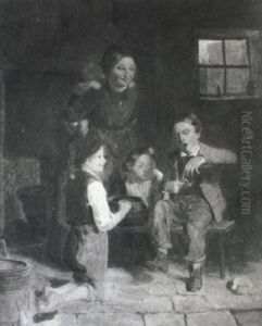 Young Fisherfolk by William Hemsley