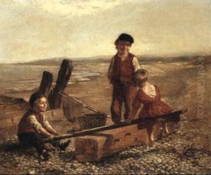 The See-saw On The Sea-shore by William Hemsley