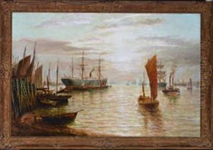 Fishing Boats And Merchant Shipping At North Shields