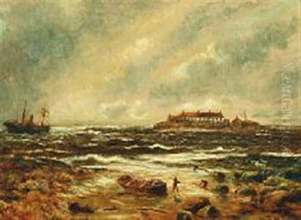 View Of St. Mary's Island, Whitley Bay, England - view 1