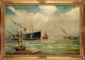 Steamships On The Tyne