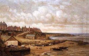 Fishing Village In The Northeast by Bernard Benedict Hemy