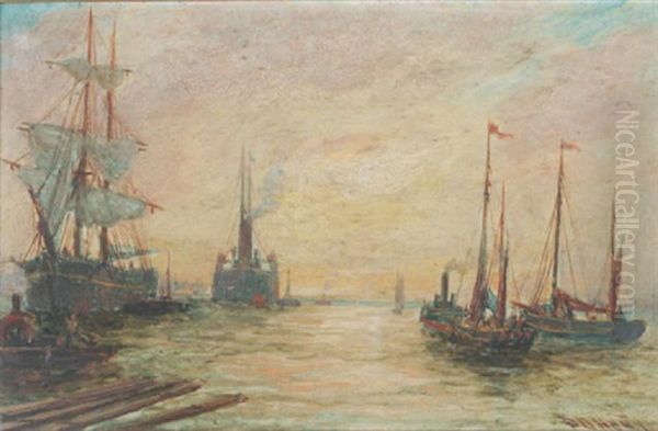 Shipping Scene On The Tyne - view 1