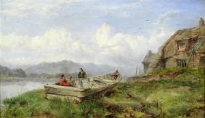 The Old Fisher Boat, Salmon Station On The Tyne