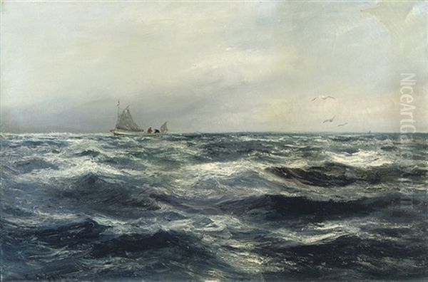 A Cornish Sea And Working Boat - view 1