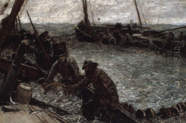 Harvesting The Catch - view 1