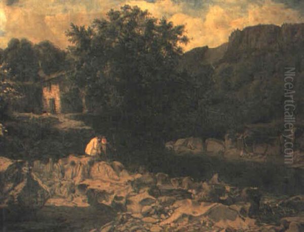 On The Llugwy, June - view 1