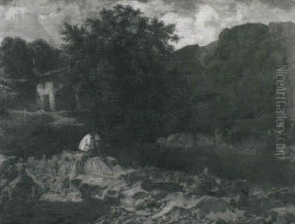 On The Llugwy, June - view 1