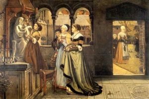 Pour La Fete De Notre Dame by Charles Napier Hemy