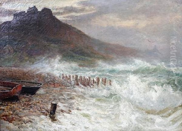 Coastal Scene With Castle - view 1