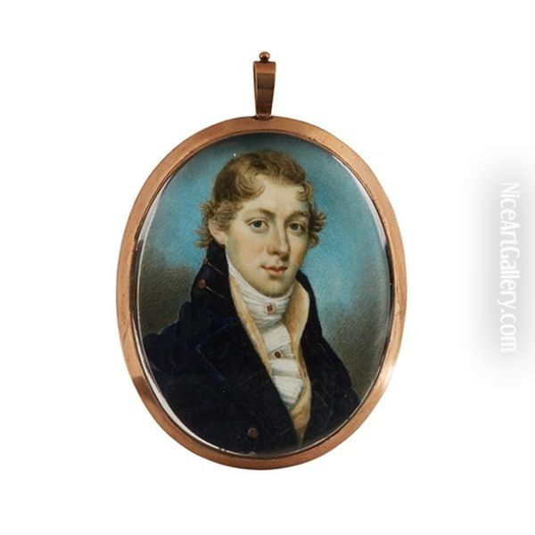 Portrait Miniature Of A Gentleman - view 1