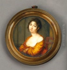 Portrait De Jeune Femme A L'echarpe Jaune Portrait De Jeune Femme A L'echarpe Jaune
