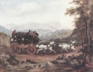 The Inverness To Montrose Stagecoach by Charles Cooper Henderson