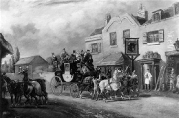 Halt Before An Inn - view 1