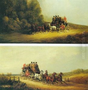 The London To Bath Royal Mail And The London To Brighton Royal Mail On The Open Road