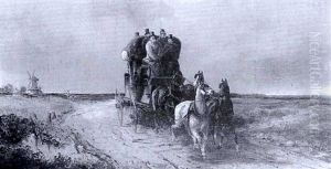 Driving A Coach Over Flat Land by Charles Cooper Henderson