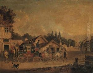 The Arrival Of The York-london Royal Mail by Charles Cooper Henderson