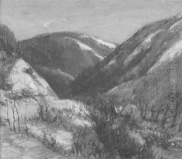 Hill Sides-winter (qu'appelle Valley) - view 1