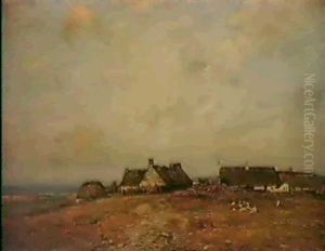 Cottages By The Sea by John Henderson