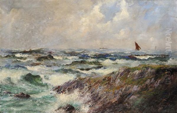 Shipping Off The Scottish Coast - view 1
