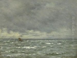 A Fishing Smack On The Open Sea by Joseph Henderson