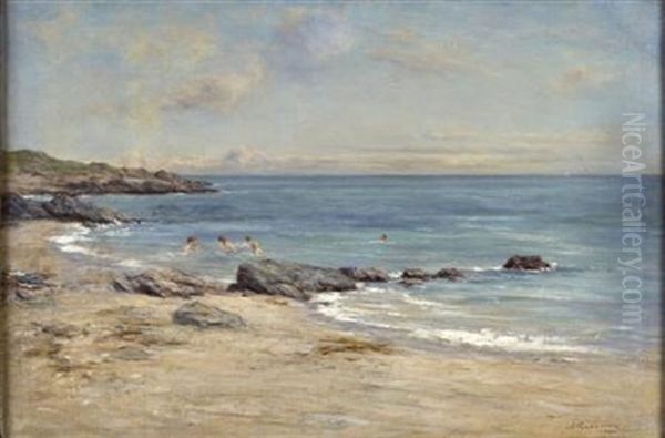 Bathing On The Ayrshire Coast - view 1