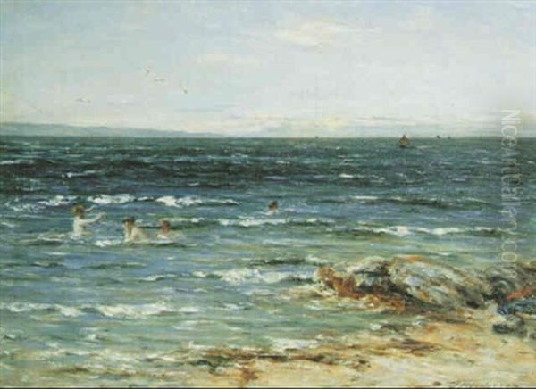Playing In The Sea - view 1