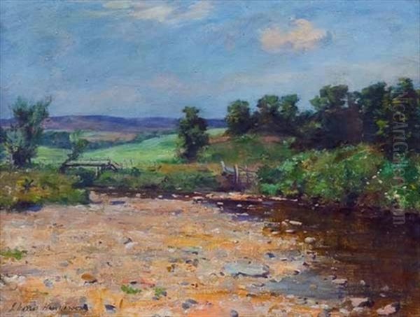 Rural Landscape With Stream - view 1