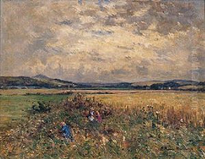 Children Picking Blackberries