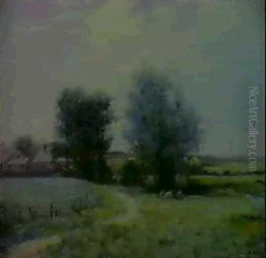 Children Picknicking By A Farmstead Children Picknicking By A Farmstead