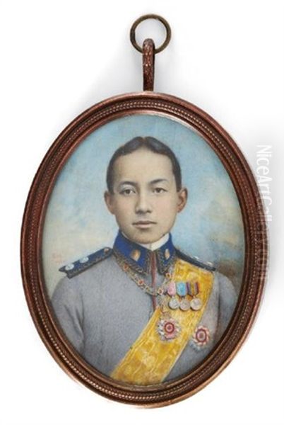 Portrait En Buste Du Jeune Prajadhipok - view 1