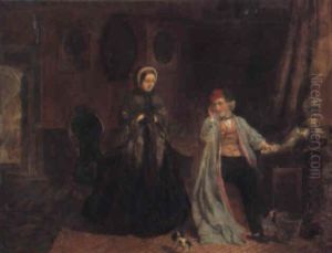 Interior Med Man Och Kvinna by W.S.P. Henderson