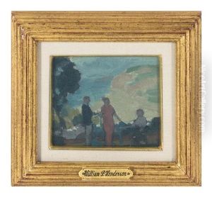 Bidart Beach by William Penhallow Henderson