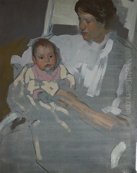 Portrait Of Wife And Daughter - view 1
