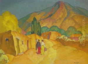 Figures And Adobes by William Penhallow Henderson