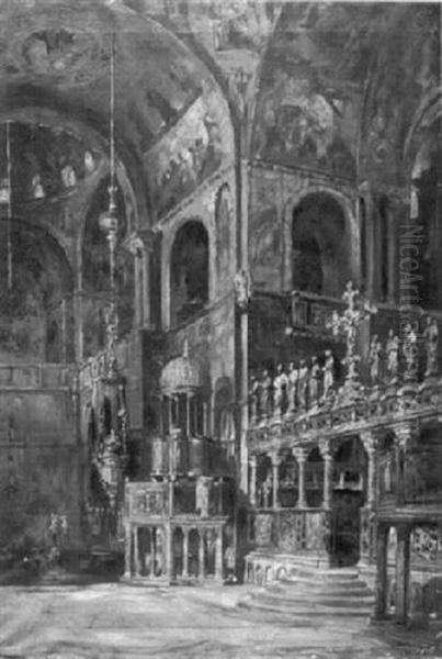 Interior Of St. Mark's Cathedral, Venice - view 1