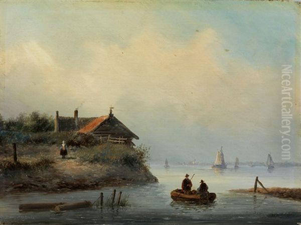 Niederlandische Polder Seelandschaft - view 1
