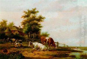 Cows In A Meadow
