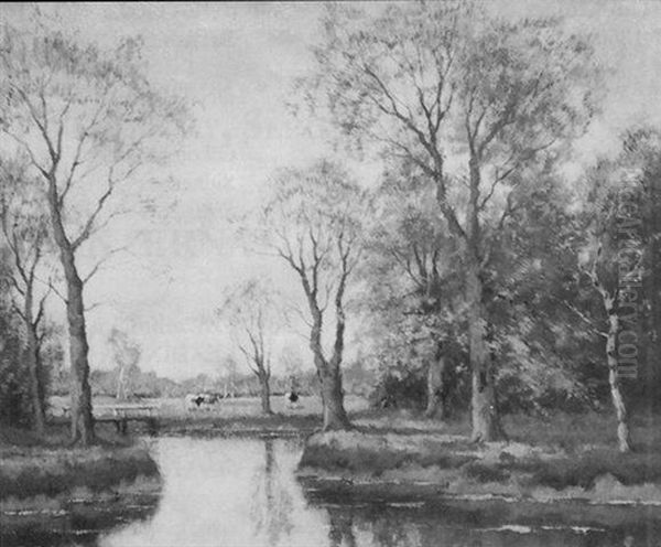 Cows By The River - view 1