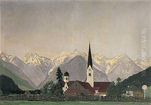 Blick Auf Oberstdorf Und Allgauer Gebirgspanorama - view 1