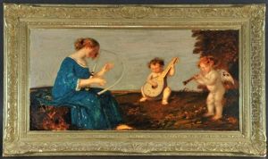 Allegorie Der Musik by Adolf Hengeler