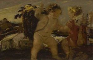 Der Fruhlingsbote by Adolf Hengeler