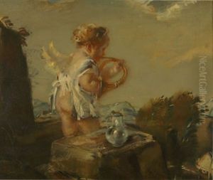Musizierender Putto