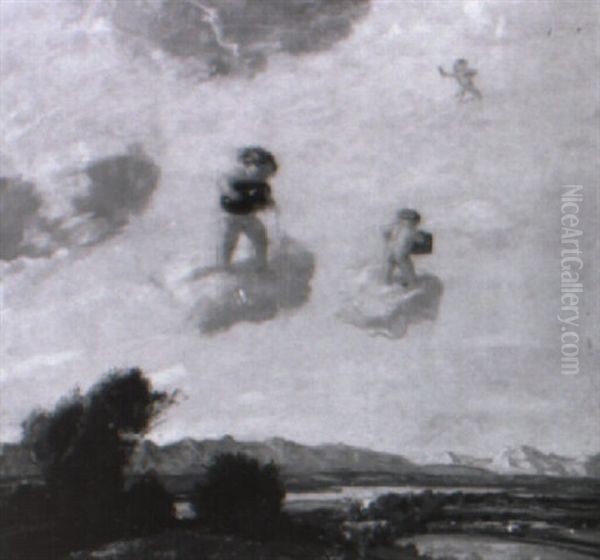 Voralpenlandschaft Mit Einem See - view 1