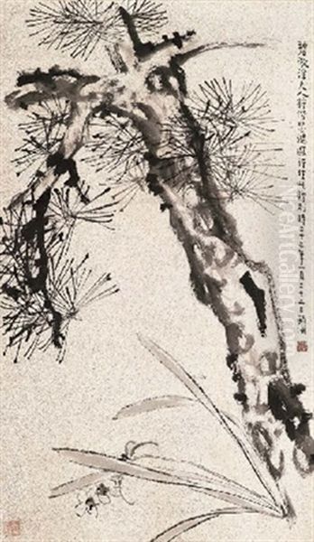 Pine And Narcissus - view 1