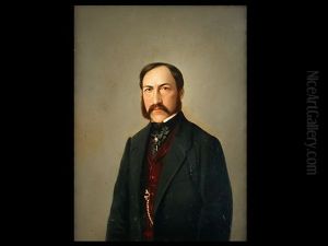 Portrait Eines Bartigen Mannes